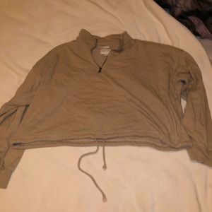 American Eagle cropped long sleeve sweater Size XLarge